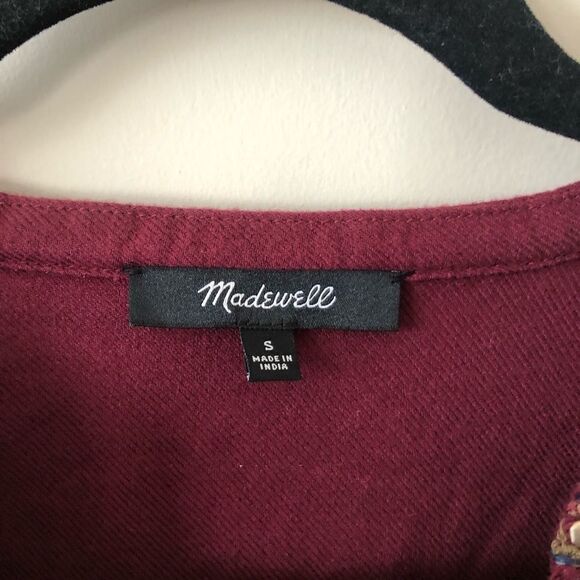 Madewell Boheme Popover Shirt (Size: Small) - Picture 4 of 6